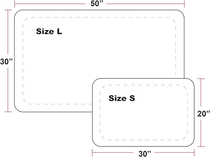 Klippo Double Layered Ultra Plush Dog/Puppy Blanket/Mat/Padding/Cover/Throw/Spread (Bones/Paws