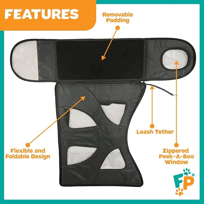 Fuzzy Buddy FB-SS-BL-10 Soft-Sided Pet Carrier for Small Dogs and Cats 10-Pack