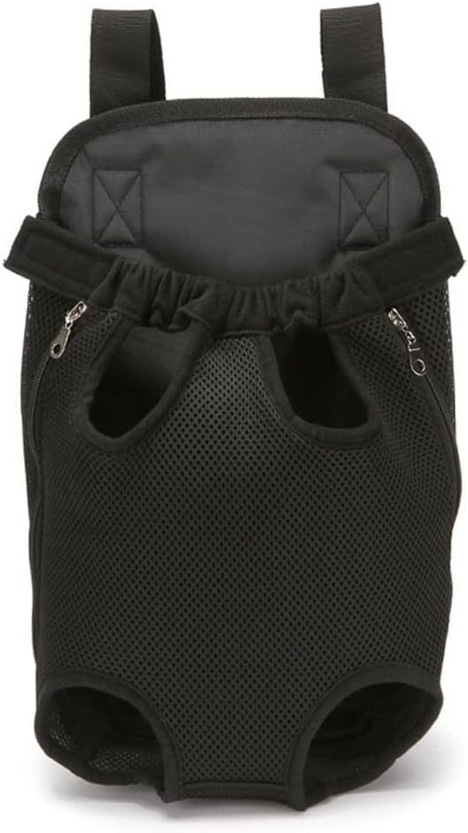 Pet Carrier Backpack Nylon Mesh Pet Puppy Adjustable Dog Cat Front Net Bag Tote Sling Carrier for Traveling Hiking Camping