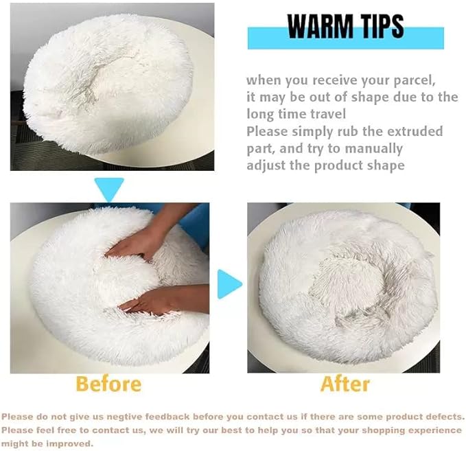 Cat Beds for Indoor Cats 20/24 inches,