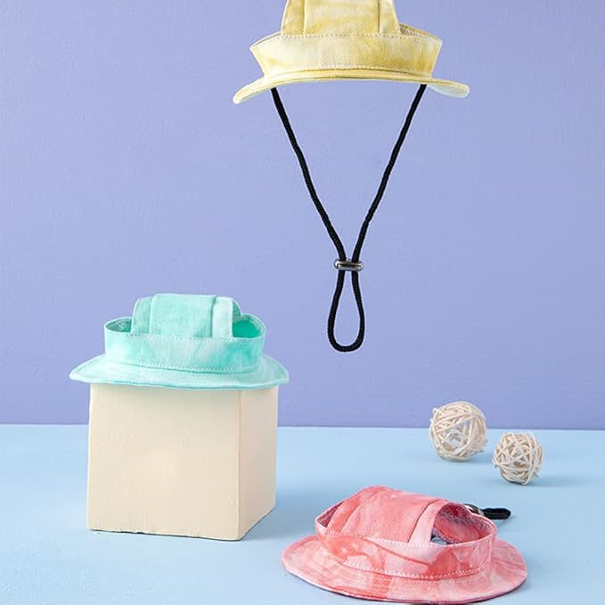 Dog Princess Hat Round Brim