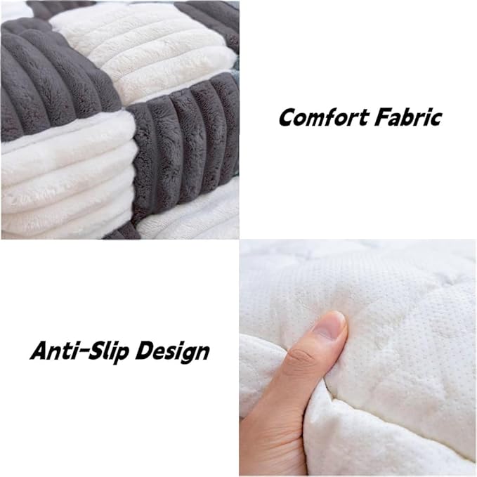 Washable Pet Bed Couch Cover,Funny Cat Mat Sofa Cover,Anti-Slip Dog Bed Sofa Cover,Pet Friendly Sofa Cover for Large Dogs (Black 70x150 cm/28 59in)