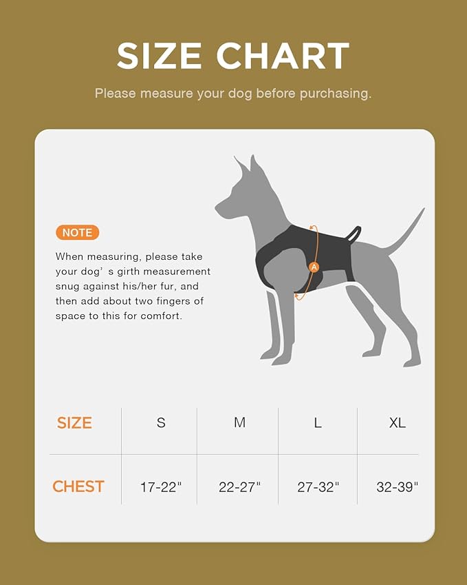 FAYOGOO Tactical Dog Harness for Large Dogs