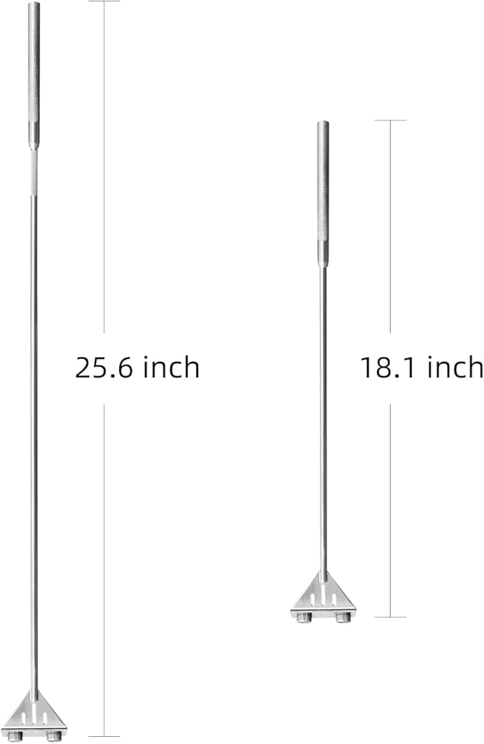 Kirecoo Algae Scraper for Glass Aquariums 25.6" Fish 10 Blades,
