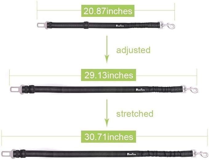 SlowTon Dog Seat Belt Harness for Car