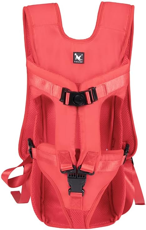 Bebeibon Pet Carrier Backpack Front Pack Carrier for Small Dogs Cats Puppies Legs Out Easy-fit Adjustable Travel Bag for Outdoor Hiking Camping Cycling (Medium