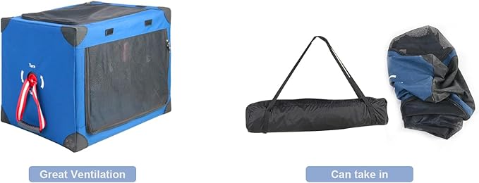 Collapsible Soft Dog Crate 19.6 x 13 Inch