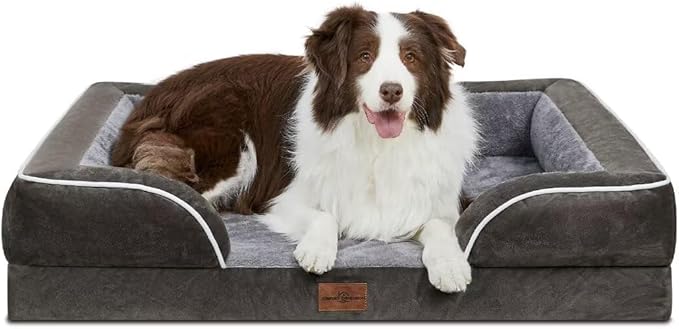 Waterproof Orthopedic Foam Dog Beds for Large Dogs