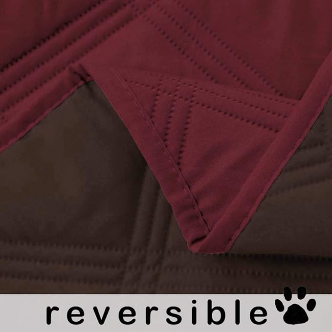 SUNNYTEX Waterproof & Reversible Dog Bed Cover Sofa Pets,(82 * 102")