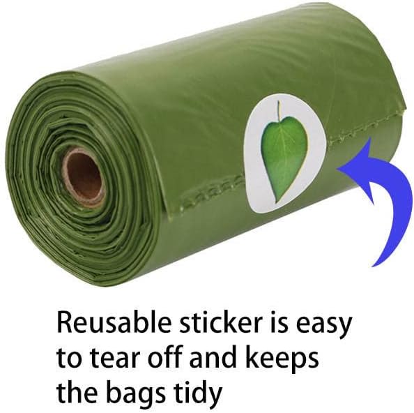 Dog Poop Waste Bags with Dispenser and Leash Clip 150 Count, 100% Leak 10 Refill