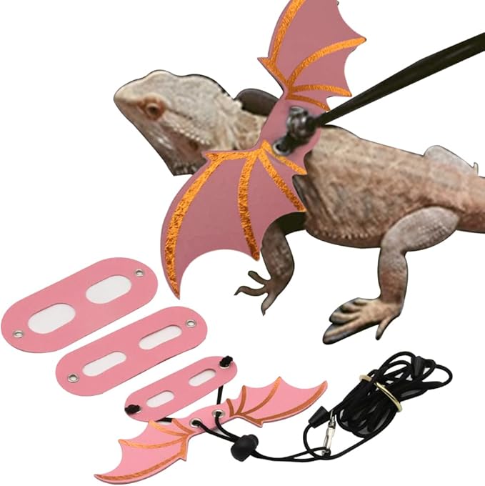 Adjustable Bearded Dragon Leash Harness 3 Size