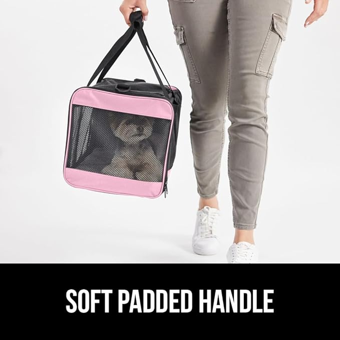 Gorilla Grip Airline Travel Cat Carrier Bag Up to 15 Lbs