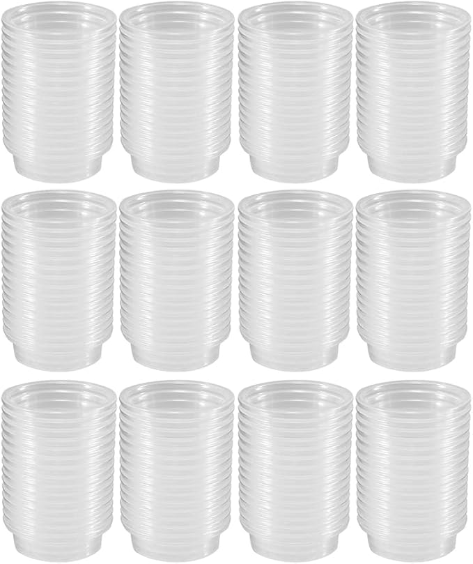 200 pcs 0.5oz Crested Gecko Food and Water Feeding Cups