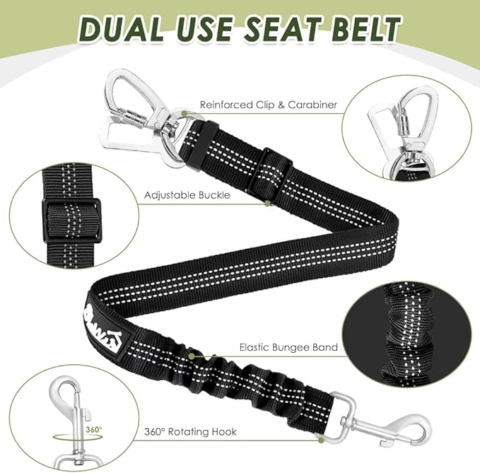 Lukovee Dog Seat Belt for Car