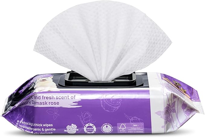 HICC PET Pet Wipes Cleaning Deodorizing for Dogs & Cats 100 Counts