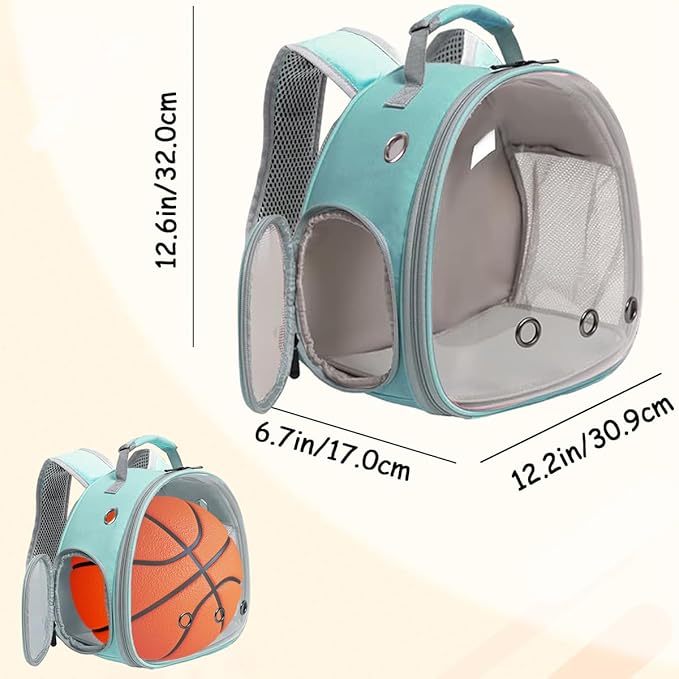 Guinea Pig Backpack, Space Capsule Bubble Window Small Animal Backpack for Guinea Pig, Bird Bunny Rabbit