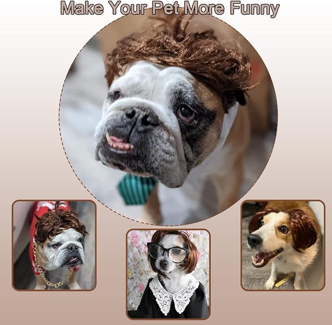 Dog Wig Pet Costumes