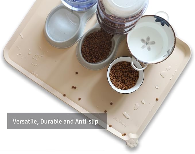 Hoki Found X-Large Silicone Pet Food Mats Tray