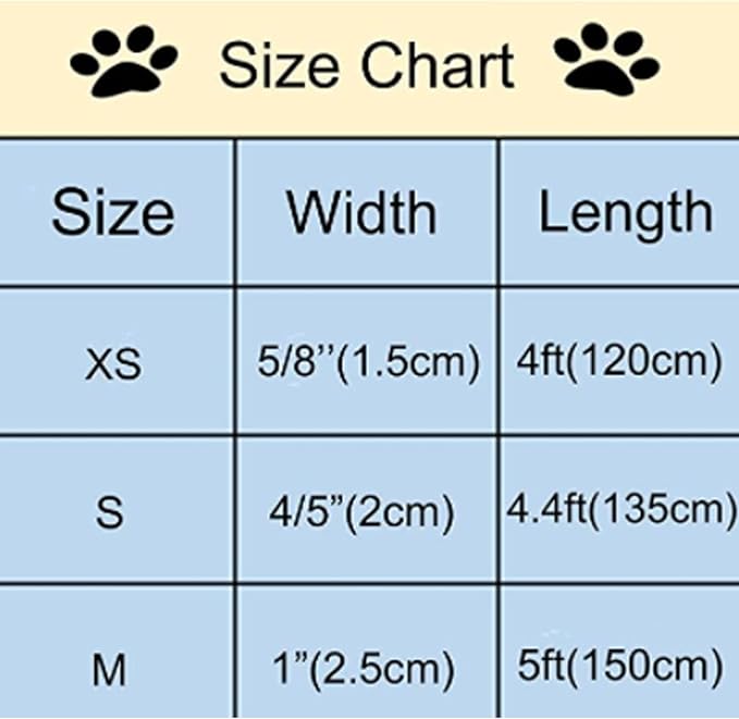 Fall Dog Leash Durable Handmade Dog Leashes 135cm