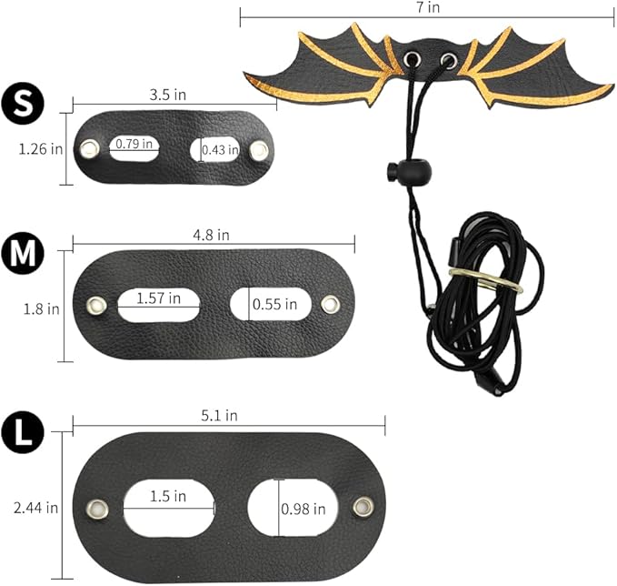 Adjustable Bearded Dragon Leash Harness 3 Size
