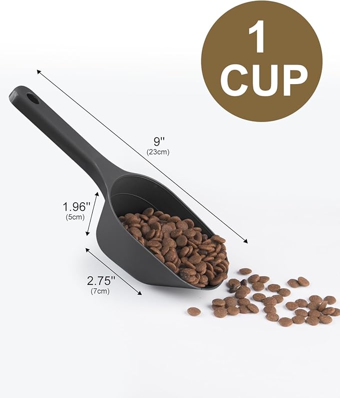 3 Pack Dog Food Scoop Set 1 Cup