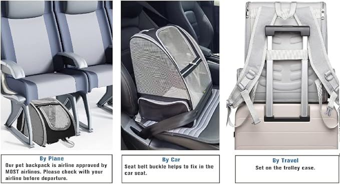 Texsens Innovative Traveler Bubble Backpack Pet Carriers