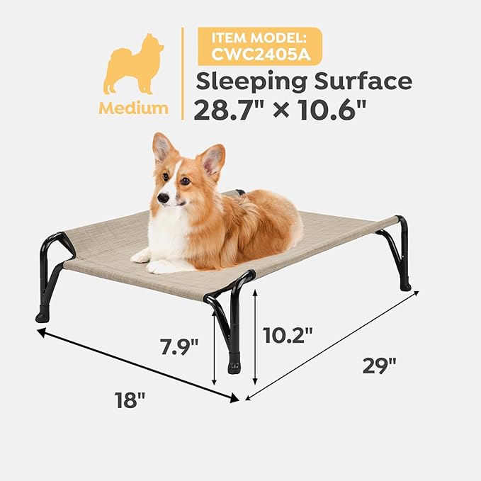 Veehoo Small Elevated Dog Bed CWC2405ACP