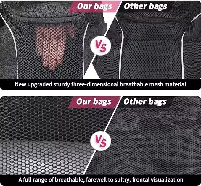 HAQPARAST Dog Travel Backpack with Safety Belt