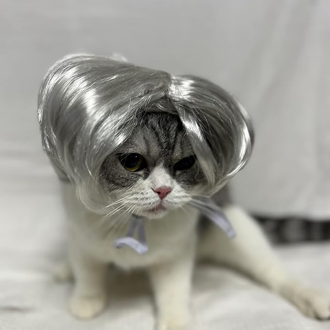 Funny Dog Cat Cosplay Wig