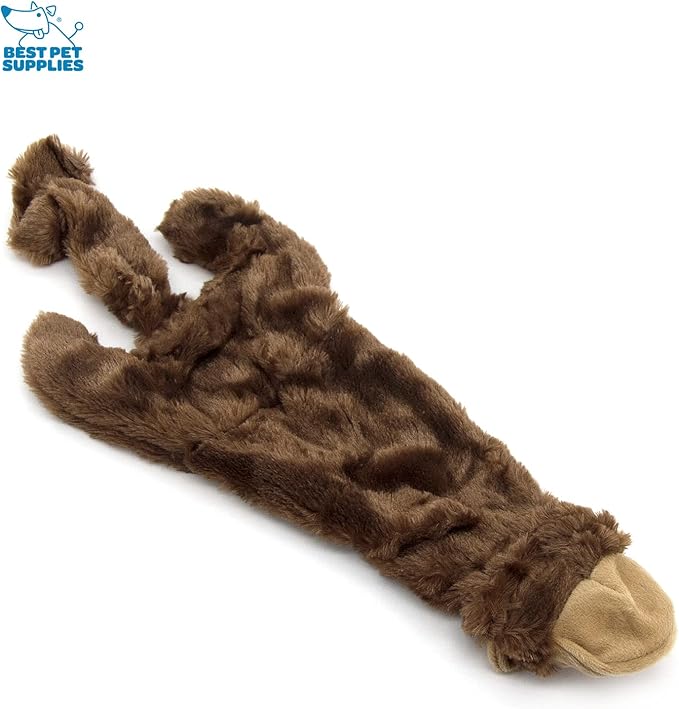 Best Pet Supplies 2-in-1 Stuffless Squeaky Dog Toys with Soft