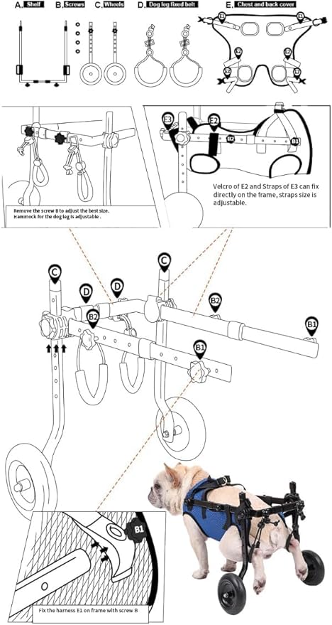 Dog Wheelchair Van. Dog Wheelchair Trolley for rears