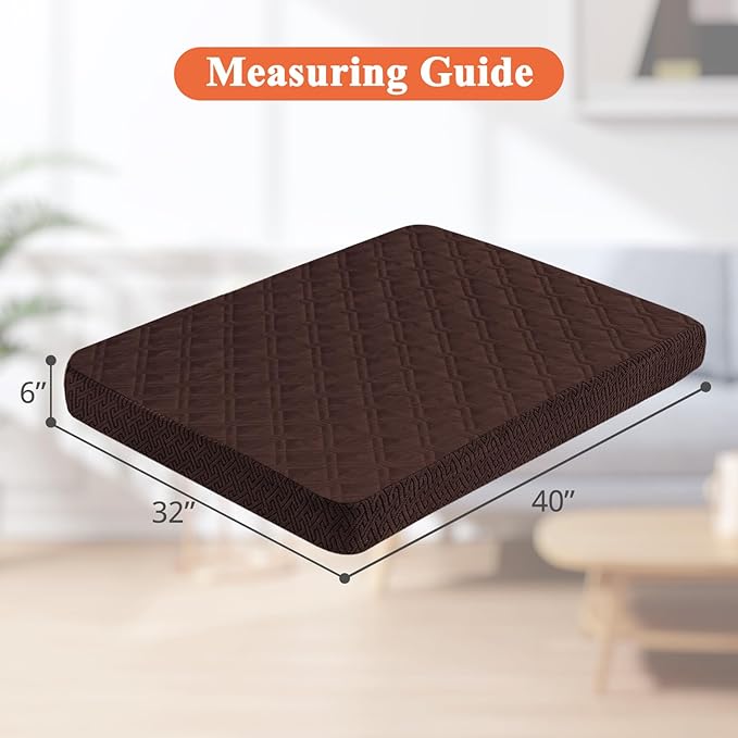 Dog Bed Covers Replacement Washable 40Lx32Wx6H Inches