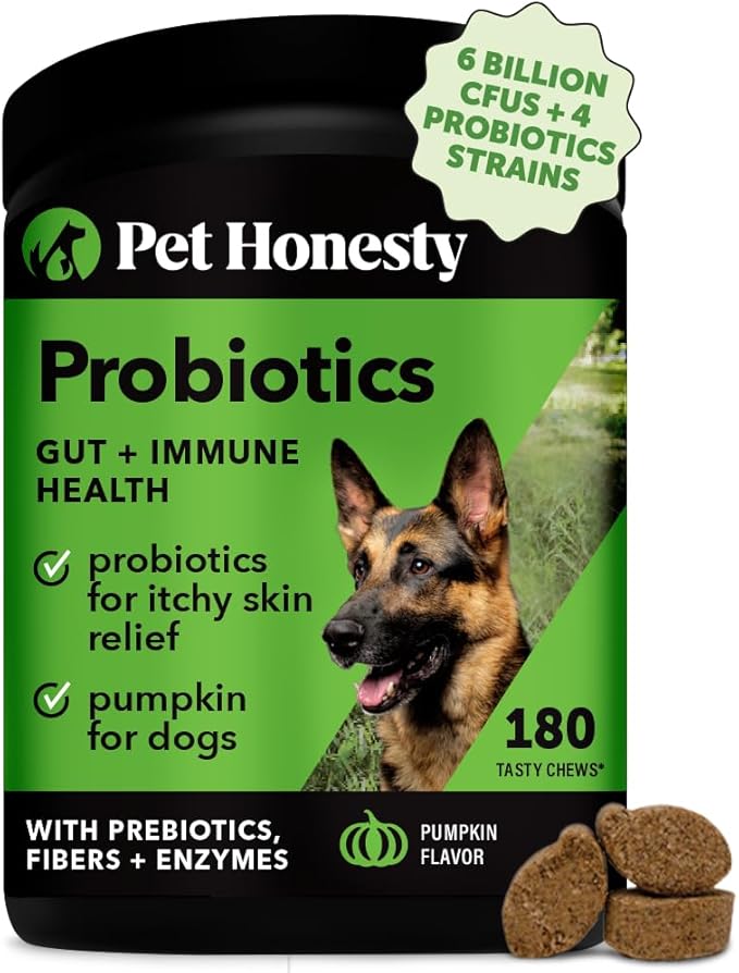 Pet Honesty Probiotics for Dogs 180 ct)