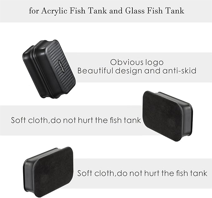 Carefree Fish Aquarium Small Magnetic Cleaner Plus