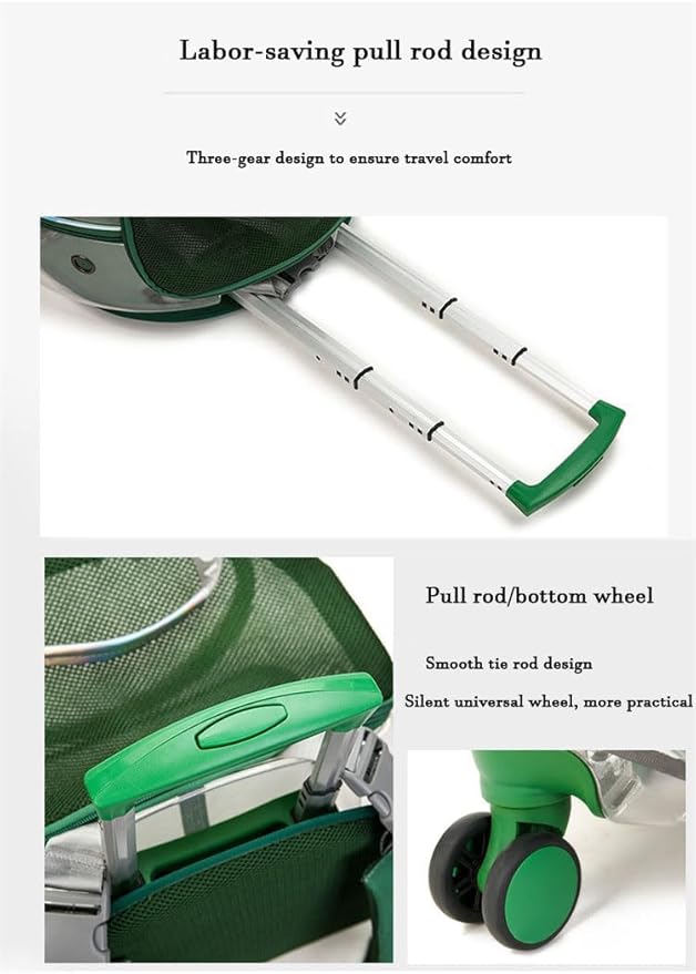 Available pet Trolley Box Full Transparent Dog Bag