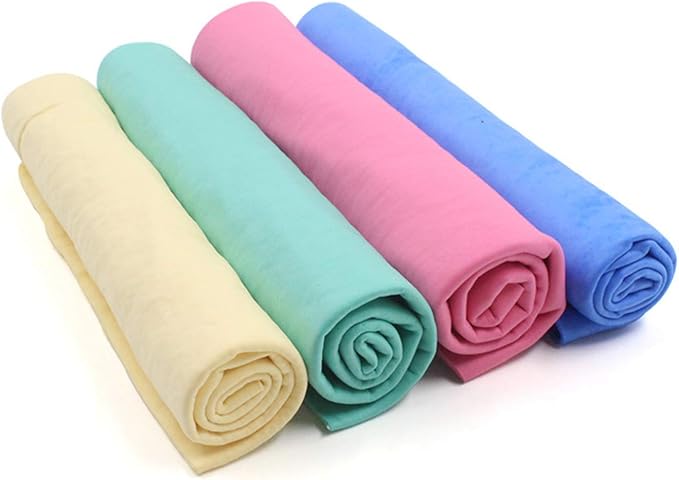 GabeFish Super Absorbent Shammy Dog Towels Quick Dry 3PC
