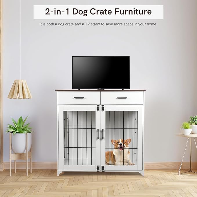 Snowtaros Dog Crate Furniture 36.6 Inch