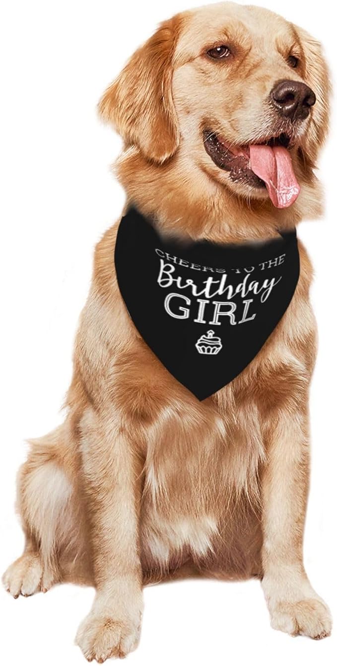 Birthday Girl Dog Bandana