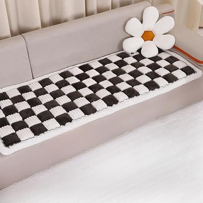 Washable Pet Bed Couch Cover,Funny Cat Mat Sofa Cover,Anti-Slip Dog Bed Sofa Cover,Pet Friendly Sofa Cover for Large Dogs (Black 70x150 cm/28 59in)