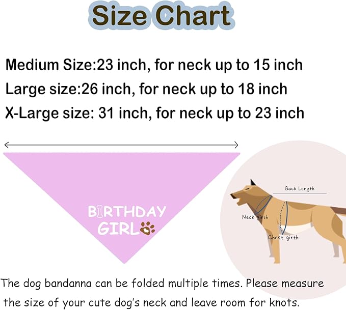 Dog Birthday Bandana Dog Birthday Boy Girl Dog