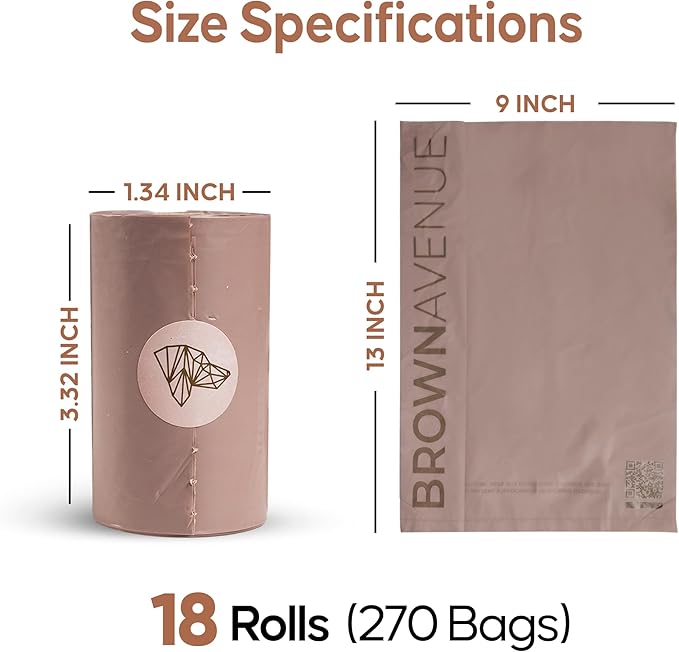 Dog Poop Bags 18 Roll 270 Units,