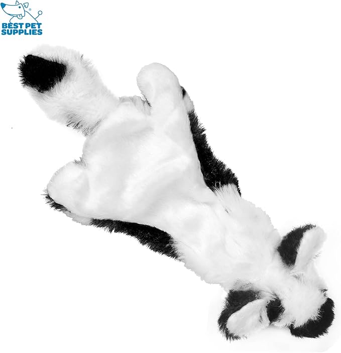 Best Pet Supplies 2-in-1 Stuffless Squeaky Dog Toys with Soft