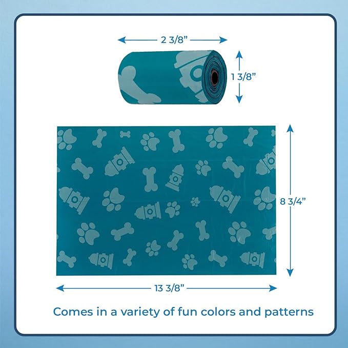 Best Pet Supplies Dog Poop Bags for Waste (150 Bags) Refuse Cleanup