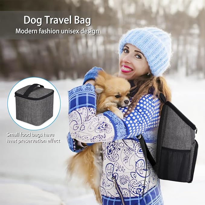 BAGLHER丨Dog Travel Bag 2 Silicone 2 Food