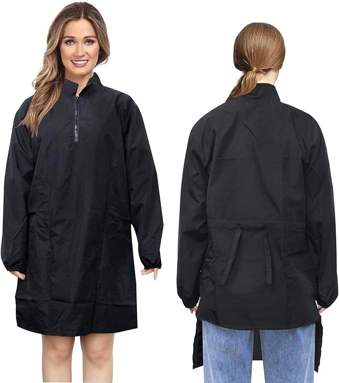 Gliitatu Dog Grooming Smock Barber Jackets for Women