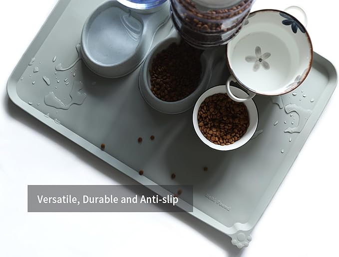 Hoki Found X-Large Silicone Pet Food Mats Tray