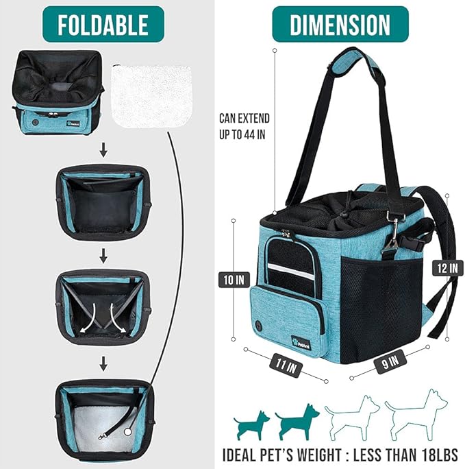 PetAmi Dog Bike Basket