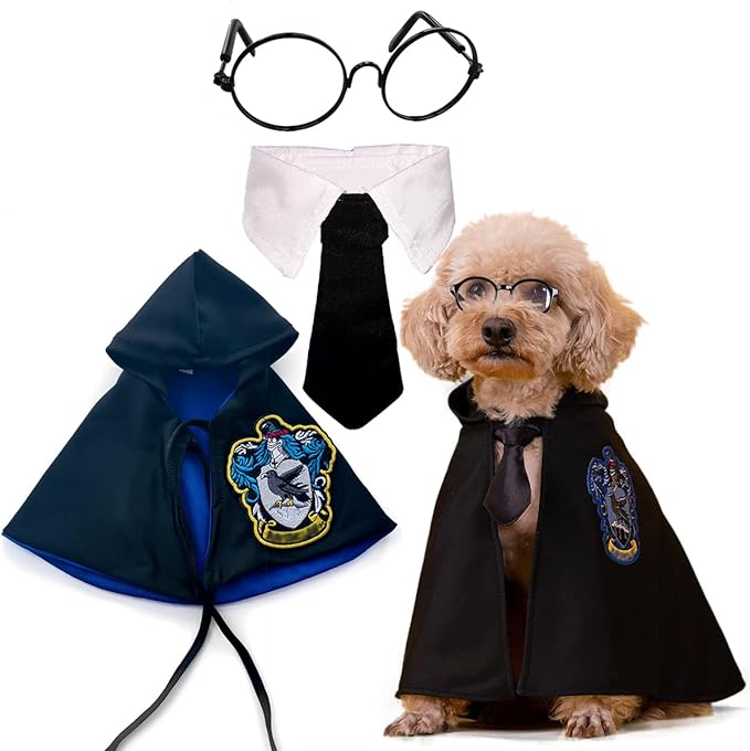 Cat Costumes 3 Piece Set with Glasses and Neckties