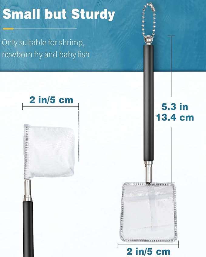 Pawfly Aquarium Shrimp Net Tiny Fish Tank Net