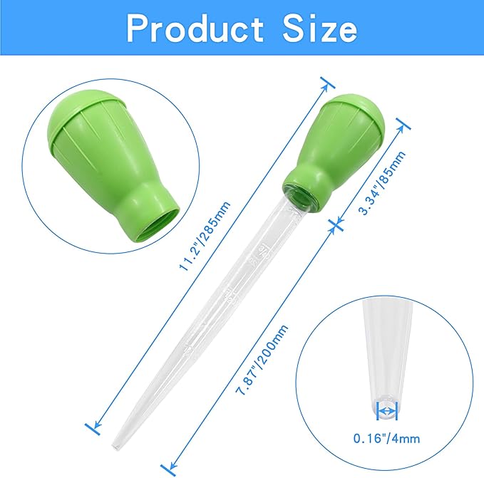 BokWin 2 Pcs Manual Fish Tank Cleaner 30ml